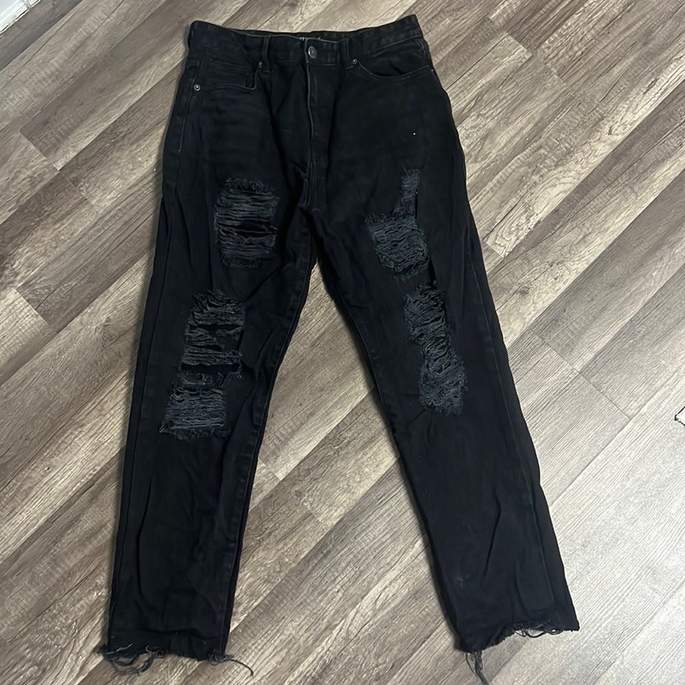 Nasty gal high waisted ripped mom jeans